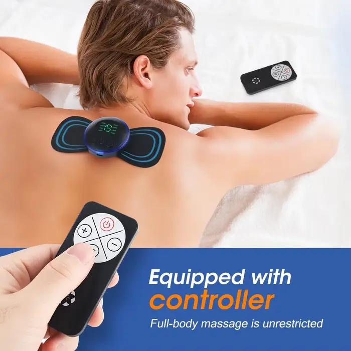 Ensemble de masseur de cou électrique intelligent, Patch Cervical, 8 Modes, 19 niveaux d'intensité, outils de Massage portables à usage domestique pour soulager la Fatigue