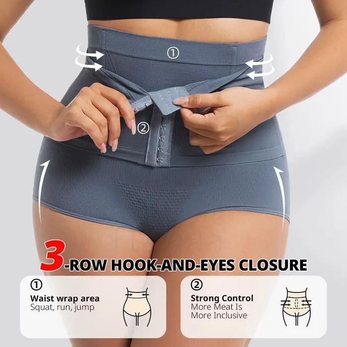 Femmes sans couture taille haute Cincher culotte slips forte Compression Faja Shaperwear ventre contrôle corps Shaper