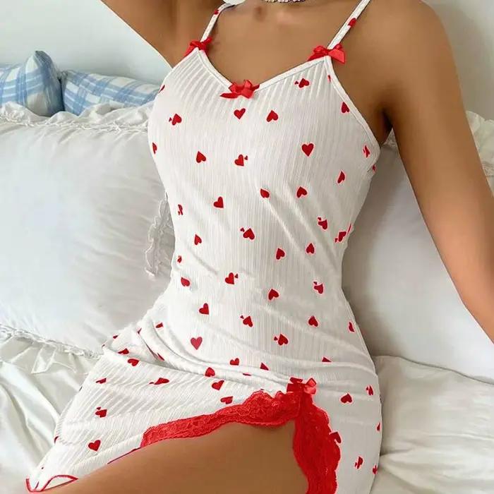 Chemise de nuit sexy pour femme