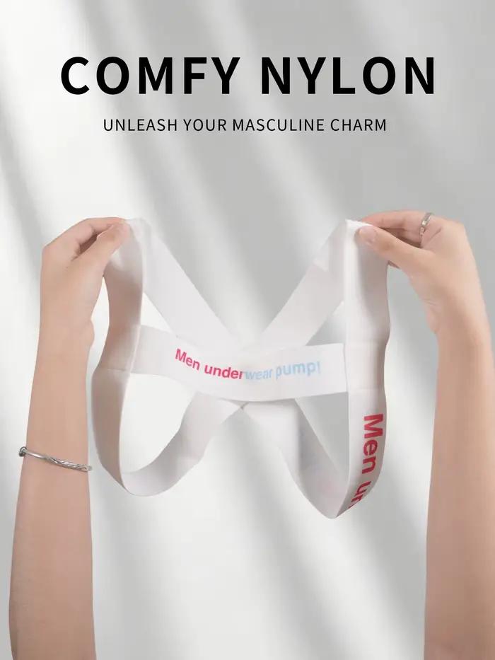 Sangle d'épaule croisée en nylon sexy pour homme, Pump! Harnais élastique de marque, accessoire de lingerie pour clubbing