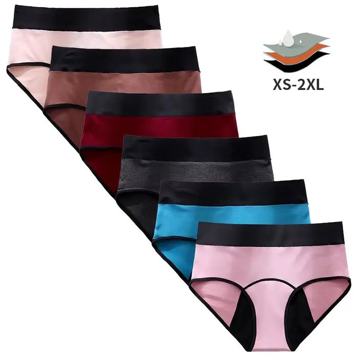Culotte menstruelle femme caleçon physiologique pantalon triangulaire tante taille moyenne