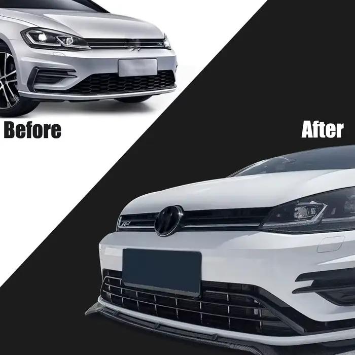 Pour Golf 7 7.5 MK7 MK7.5 GTI GTD R-Line 2012-2020 Maxton Style séparateur de pare-chocs avant lèvre diffuseur corps Kit becquet garde