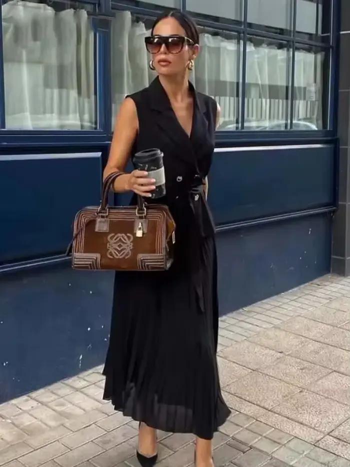 Robe Corset plissée pour femmes