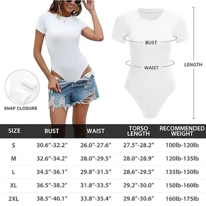 Body moulant basique sans coutures à col rond et manches courtes