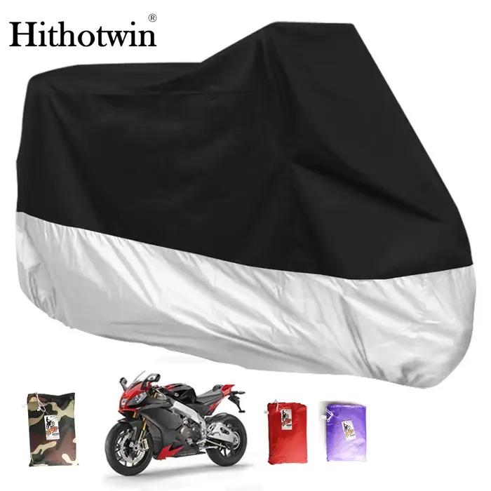 190T noir bleu Design imperméable moto couvre moteurs poussière pluie neige UV protecteur couverture intérieur extérieur M L XL XXL XXXL 4XL