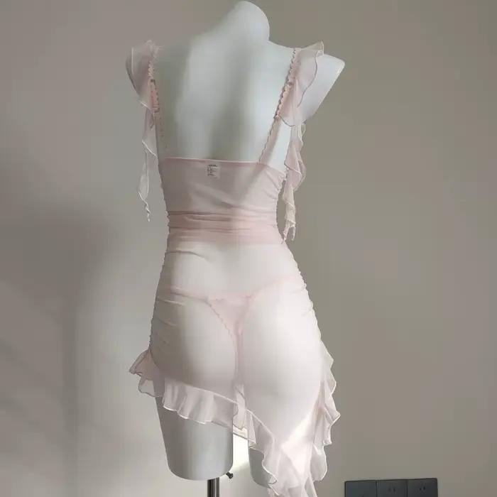 Robe de nuit à bretelles pour femmes