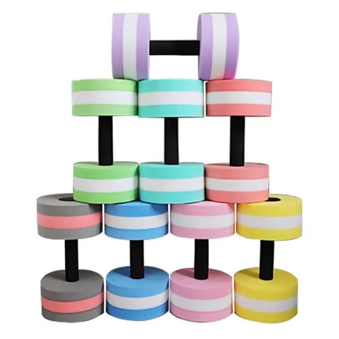 Haltères flottants en forme d'oligfoam pour la natation, accessoires pour exercices aquatiques, fitness, gym, poids, piscine, aérobic