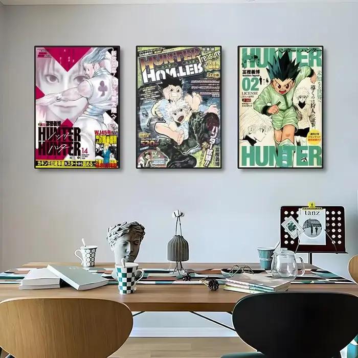 Affiche H-Hunter × Hunter, affiches haute définition, art mural pour le salon et la décoration de la maison.
