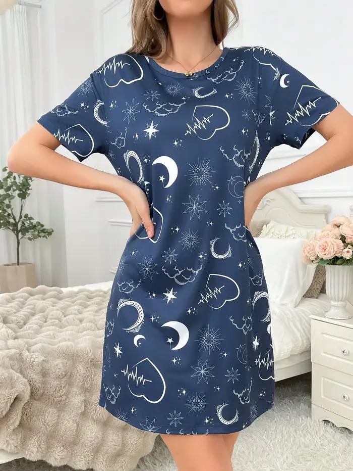 Chemise de nuit pour femmes de printemps et d'été