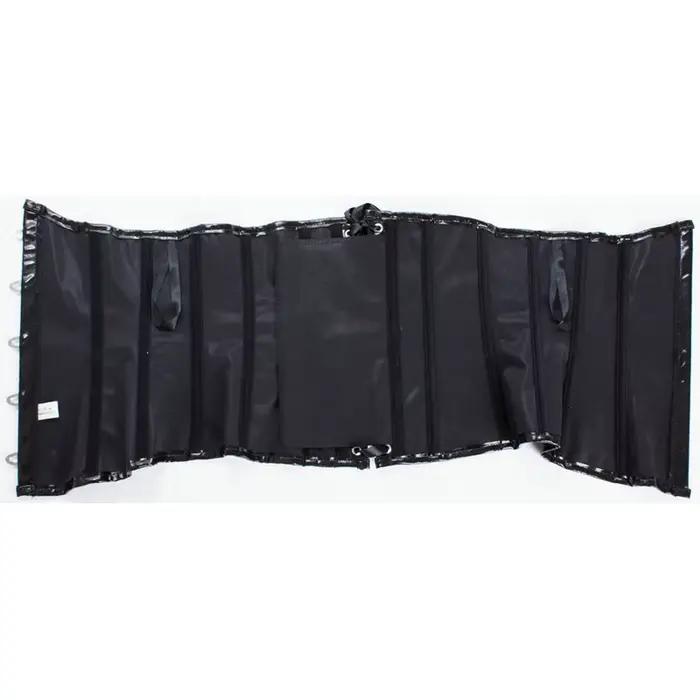 Corset en vinyle PVC noir pour femme