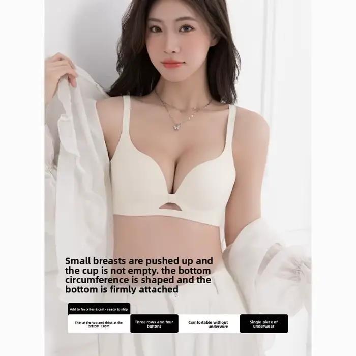 Soutien-gorge push-up rouge pour femme