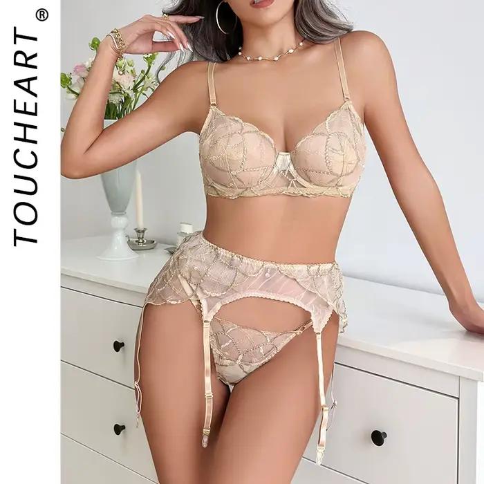 Lingeries pour Femme Ensemble Lingerie Sexy Tenue Sous-Vêtements Femmes