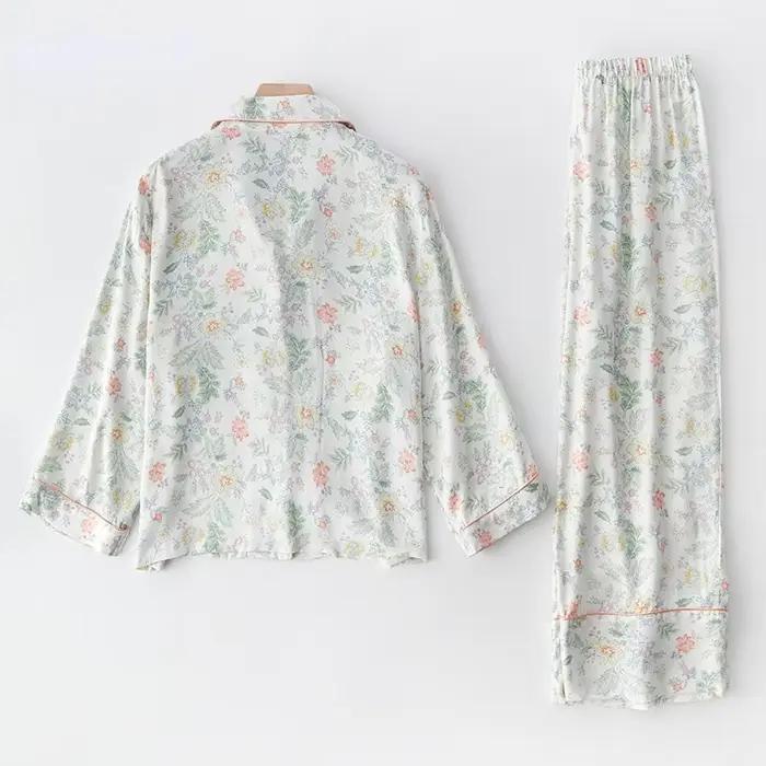 Pyjama imprimé en Satin pour femmes