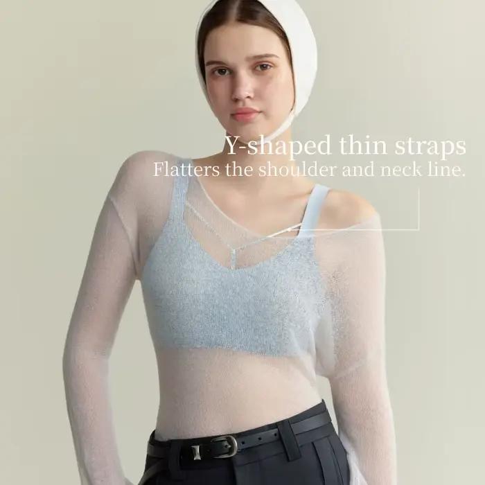 SUJIIN Soutien-gorge minimisateur grande taille pour femme