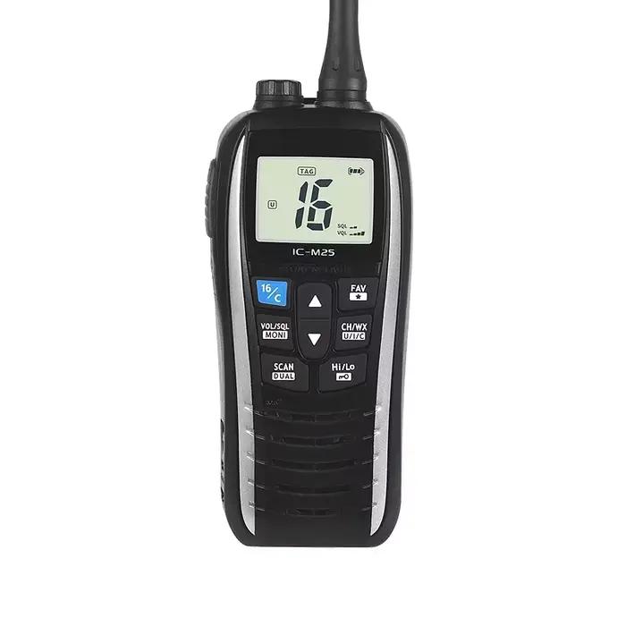 IC-M25 émetteur-récepteur VHF Radio Marine flotteur IPX7 navire de mer talkie-walkie IC M25 Radio bidirectionnelle interphone étanche portable