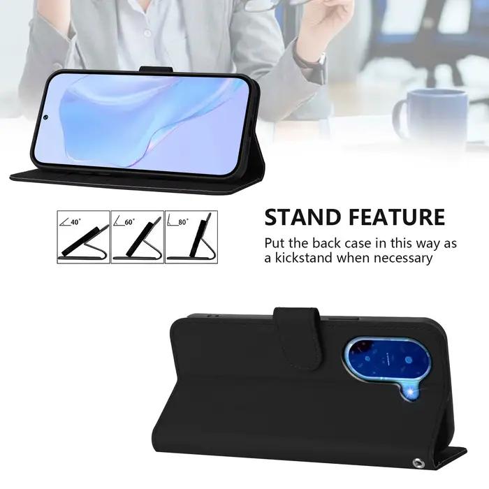 Coque Étui en cuir pour Samsung Galaxy A56 A55 A16 A06 4g A35 5g A36 A26 A25 A15 A17 A07 A37 A57 5G a05s, étui portefeuille avec fentes pour cartes