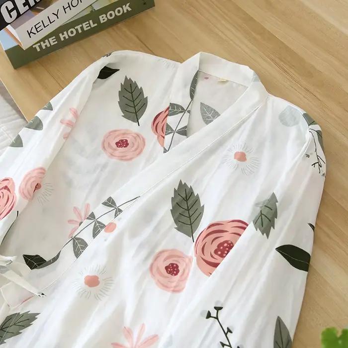 Robe de Nuit Kimono Japonais pour Dames
