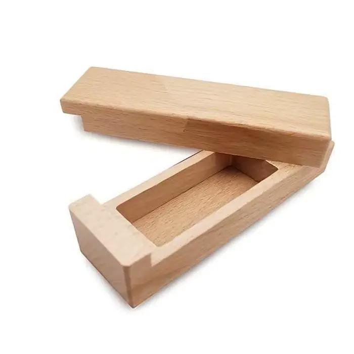 Boîte secrète casse-tête boîtes de puzzle en bois avec compartiments cachés cadeaux d'argent d'anniversaire de noël adultes et enfants