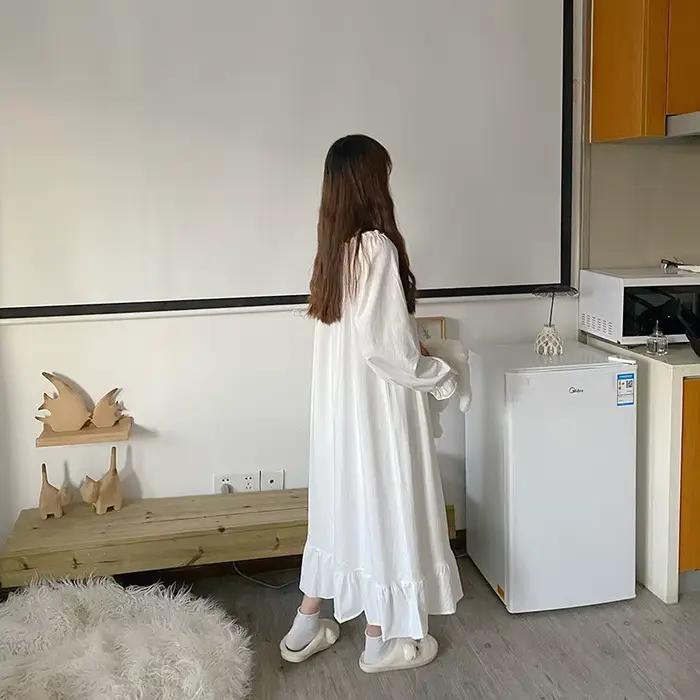 INS Nuissette – robe de Nuit ample à manches longues pour femmes