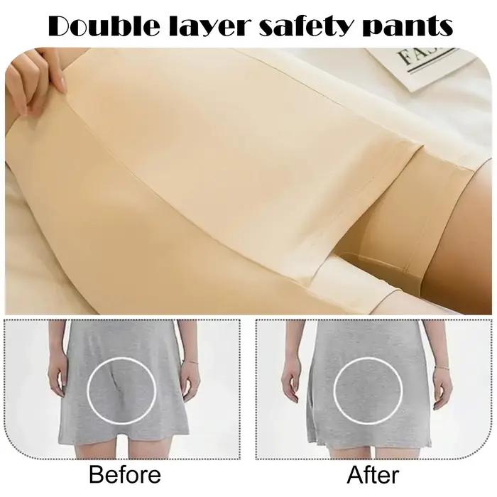 Culotte de sécurité Double couche pour filles et femmes