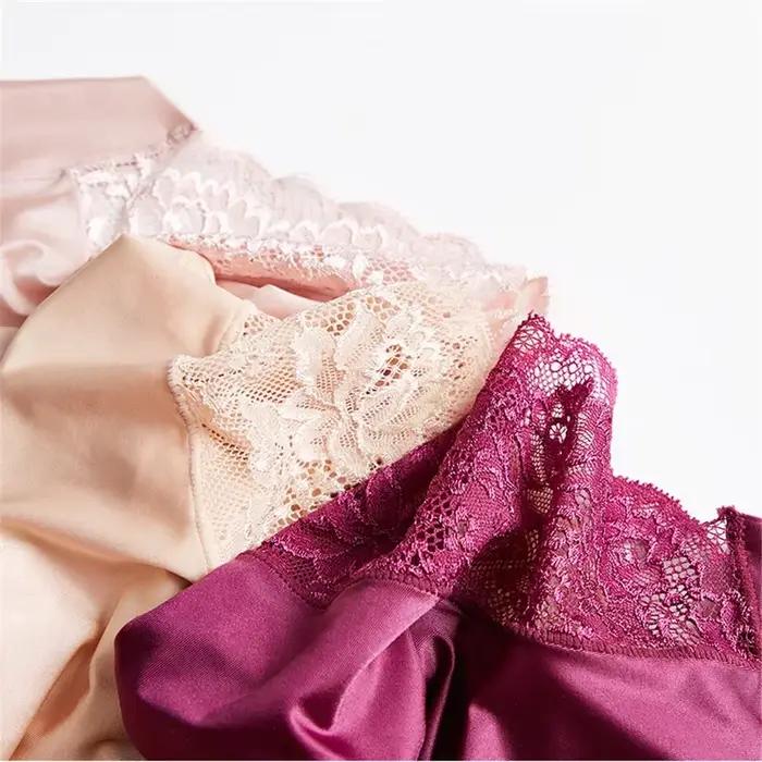 Culotte en dentelle sans couture pour femme