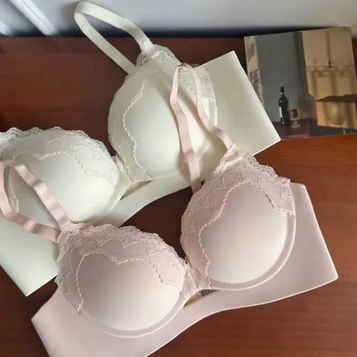 Lingerie pour fille de style français - dentelle volumineuse et élégante - soutien-gorge confortable