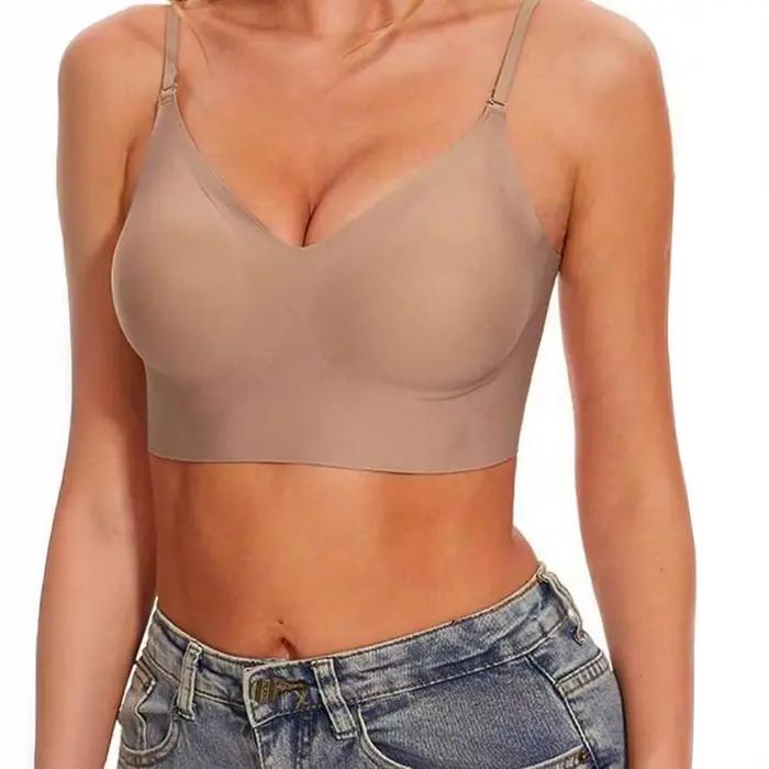 Femmes U dos nu sous-vêtements Sexy confortable soutien-gorge élastique sans trace respirant soutien Invisible beau dos