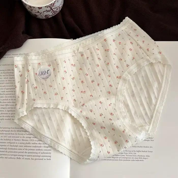 Culottes mi-hautes en coton pour femme