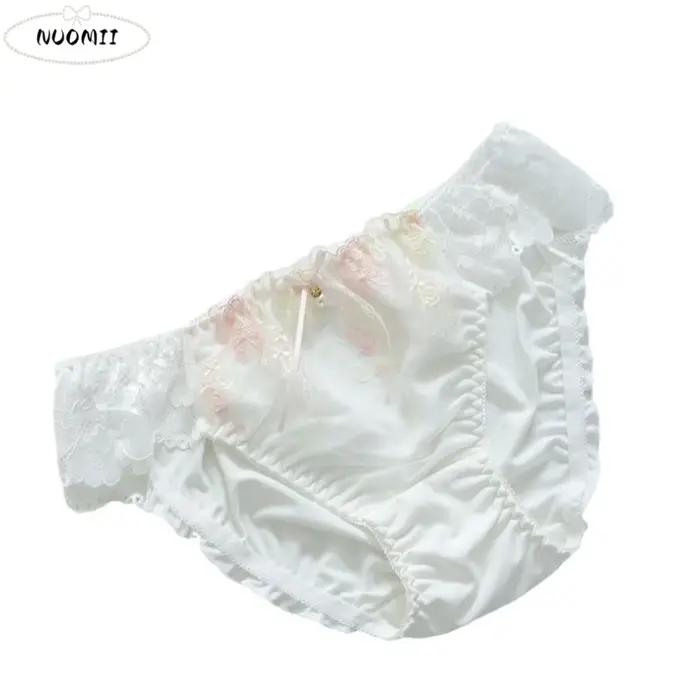 Culottes en dentelle pour femme avec nœud