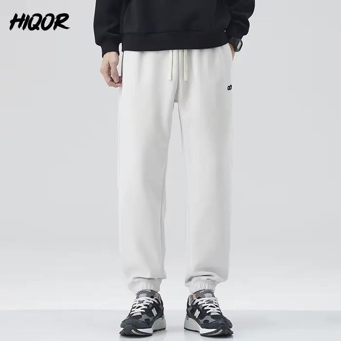 Pantalon de survêtement ample et droit pour hommes, vêtements de travail décontractés, américain, marque de mode, jambes larges, polyvalent, automne