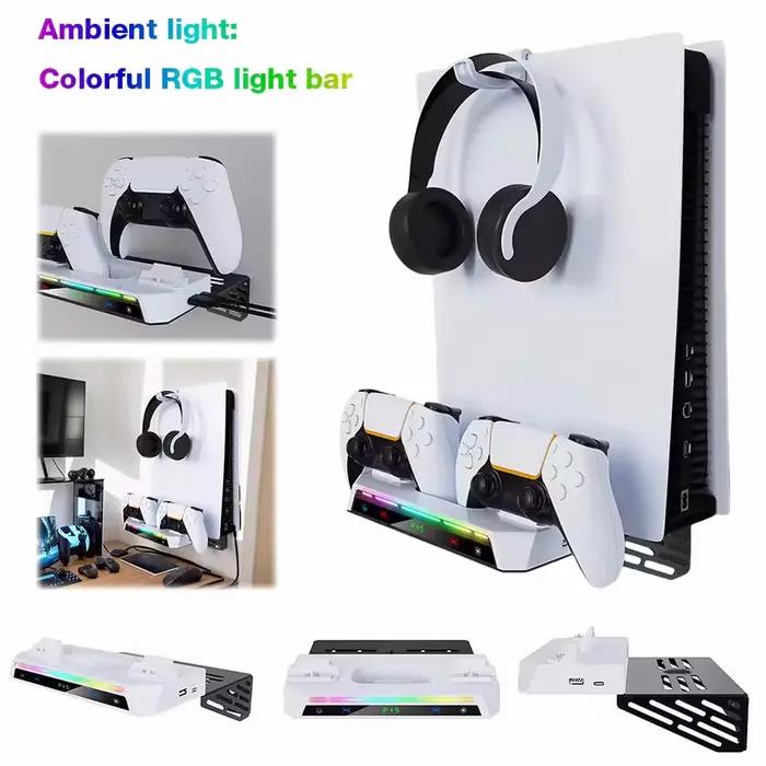 Base de Support pour Console Sony PS5 Playstation PS 5 Pro, Support mural mince, contrôleur de chargeur, Station de jeu de charge
