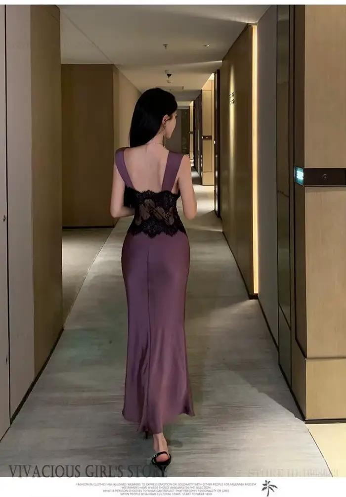 Femme longue chemise de nuit vêtements