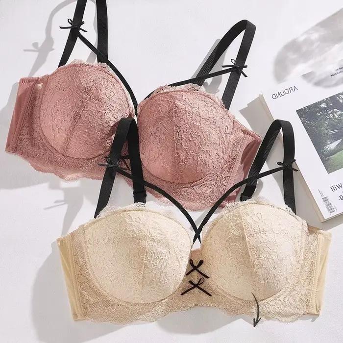 Soutien-gorge push-up demi-coupe pour femme