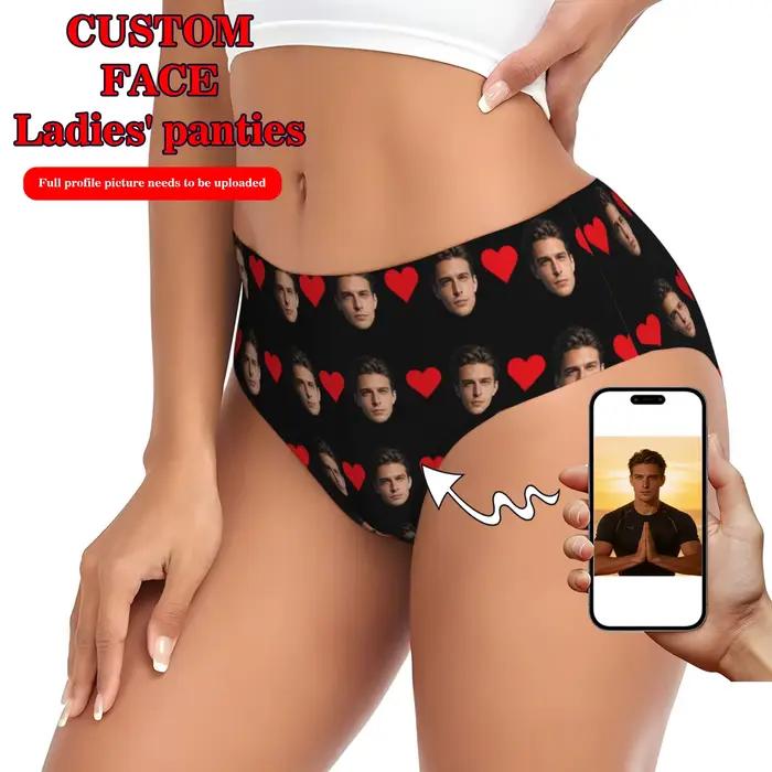 Lingerie personnalisée avec photo faciale pour femmes