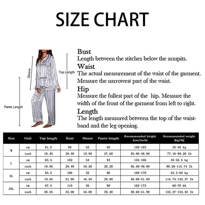 Ensemble pyjama rayé pour femmes