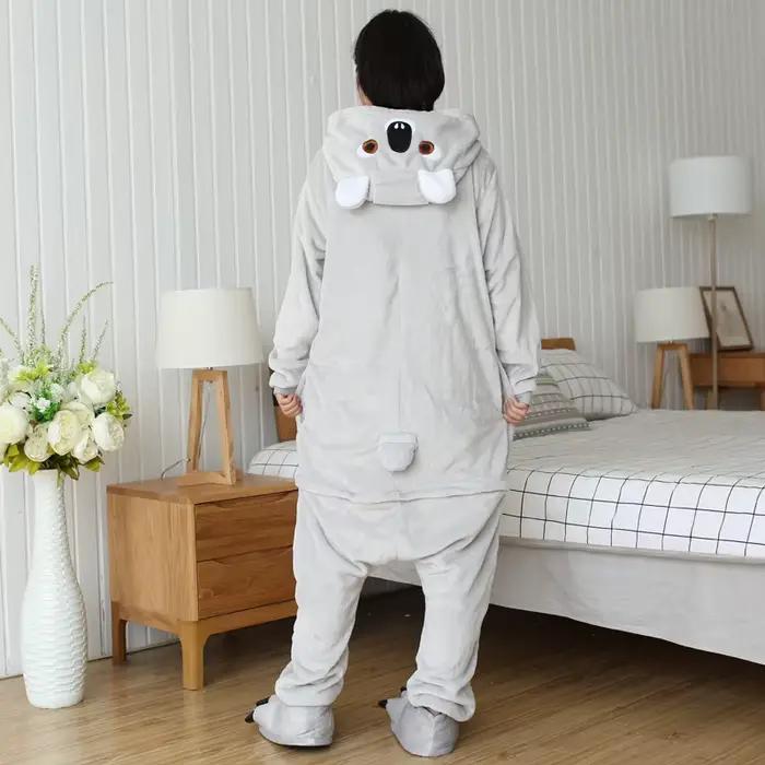 Kigurumi Koala Onesies pyjamas de dessin animé pour adultes femmes hommes