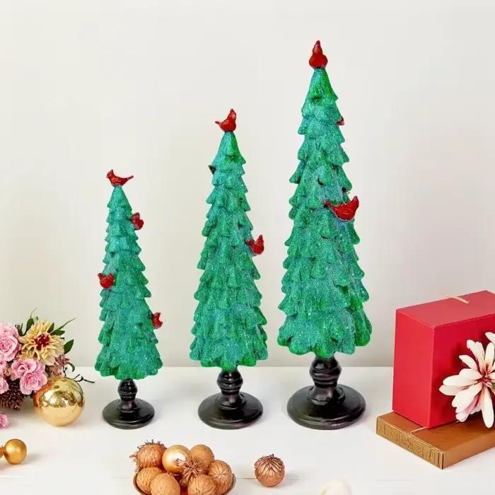 Décoration d'arbre de noël, ornements de bureau pour la maison, accessoires de décoration de scène d'ambiance de noël, cadeaux de vacances