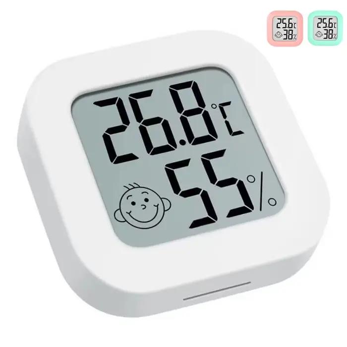 Thermomètre et hygromètre numérique LCD pour intérieur, capteur électronique de température et d'humidité, Station météo pour maison