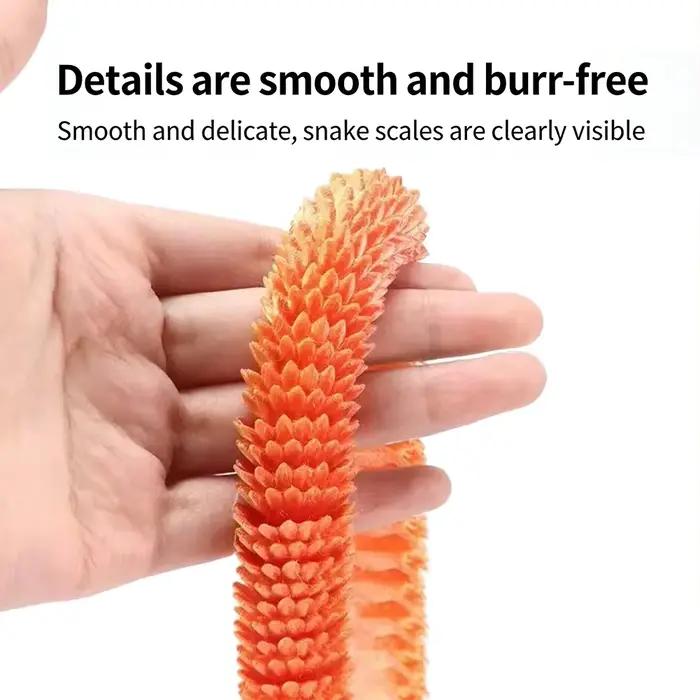 Figurine d'action œuf de serpent imprimée en 3D, jouet créatif anti-stress, figurine d'anime articulée et rotative, ornement de bureau, cadeau