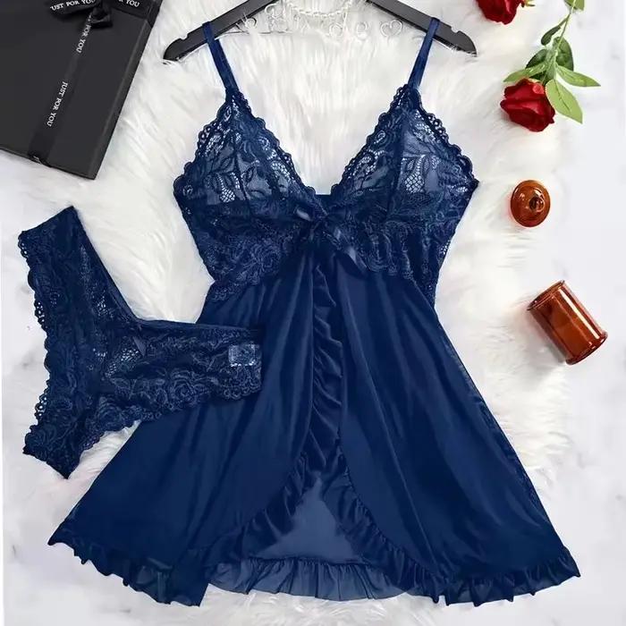 Ensemble de Lingerie en dentelle pour femmes