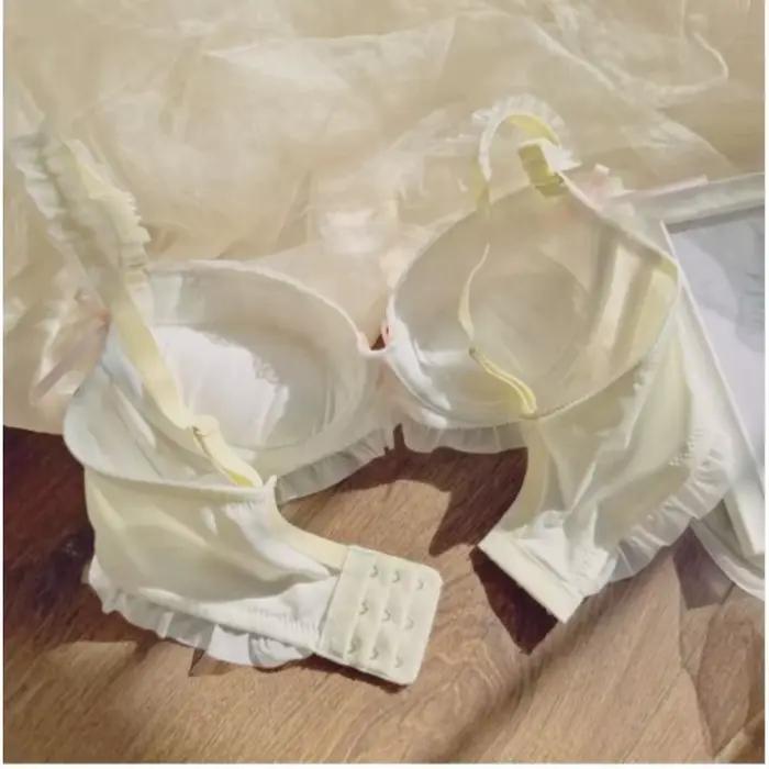 BANERDANNI nouveauté Style princesse mince tasse soutien-gorge ensemble imprimer Kawaii mignon arc push-up