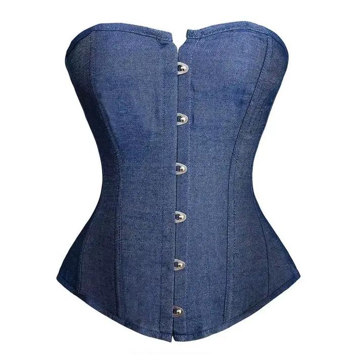 Caudatus-Corset sexy en denim