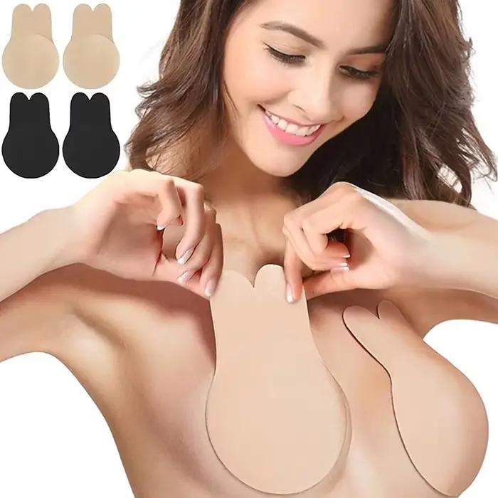 Femmes Push Up soutiens-gorge auto-adhésif Silicone sans bretelles Invisible soutien-gorge réutilisable collant