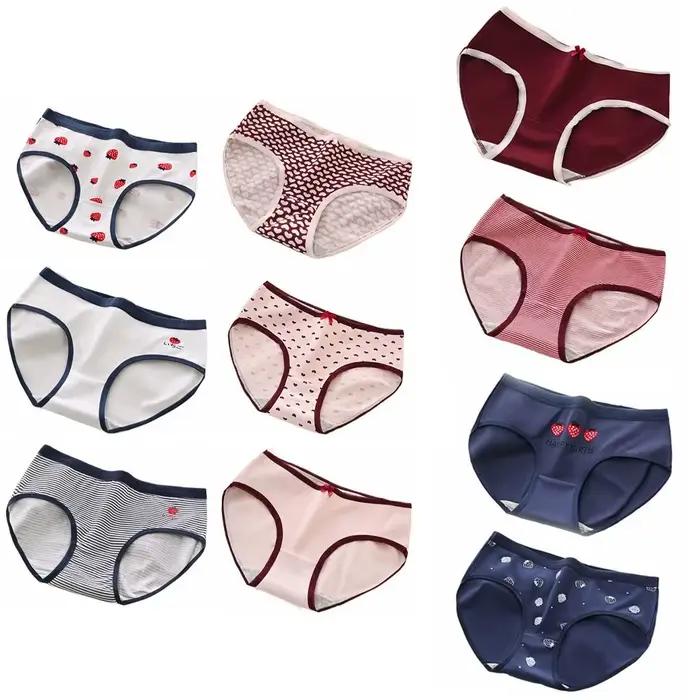 Lot de 5 Culottes Femme et Fille à Rayures