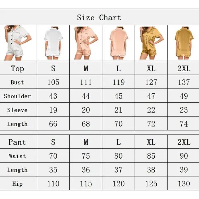 Pyjama de fiançailles en satin pour femme