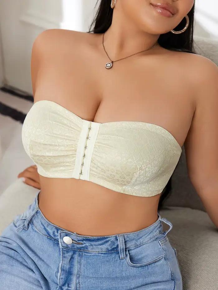 Soutien-gorge sexy en dentelle grande taille à fermeture avant