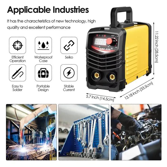 300Amp ARC MMA onduleur Machine à souder soudeur IGBT semi-automatique Machine à souder Portable soudeur métal fer 110V 220V