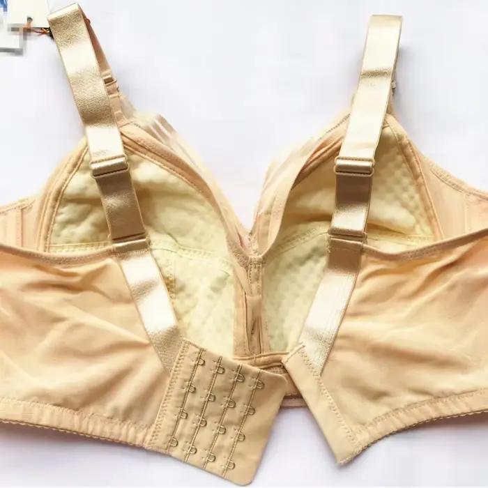 Soutien-gorge sans fil confortable en dentelle de coton pur