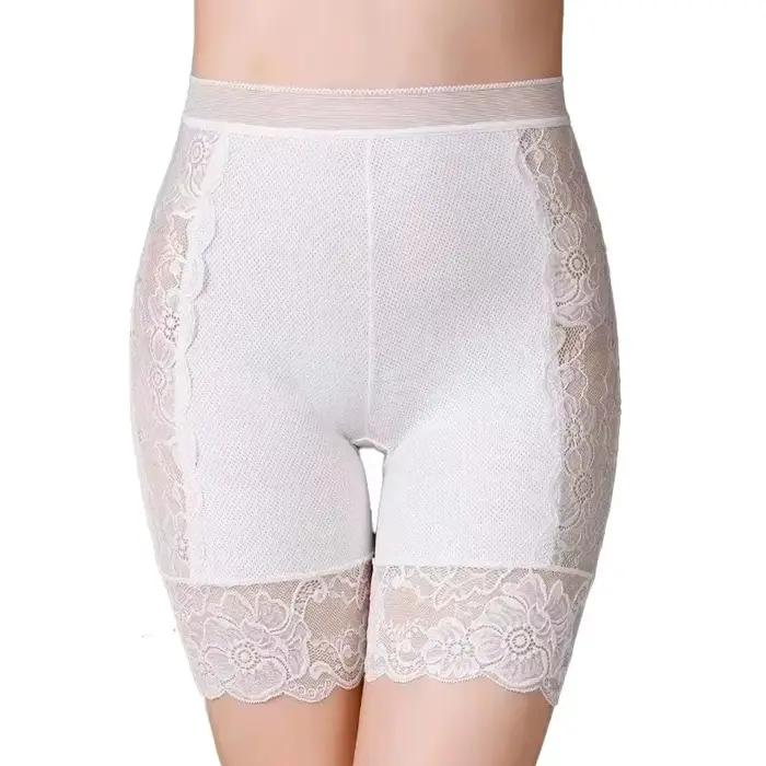 Shorty de sécurité sans couture pour femme, taille haute, extensible, amincissant, lingerie d'été