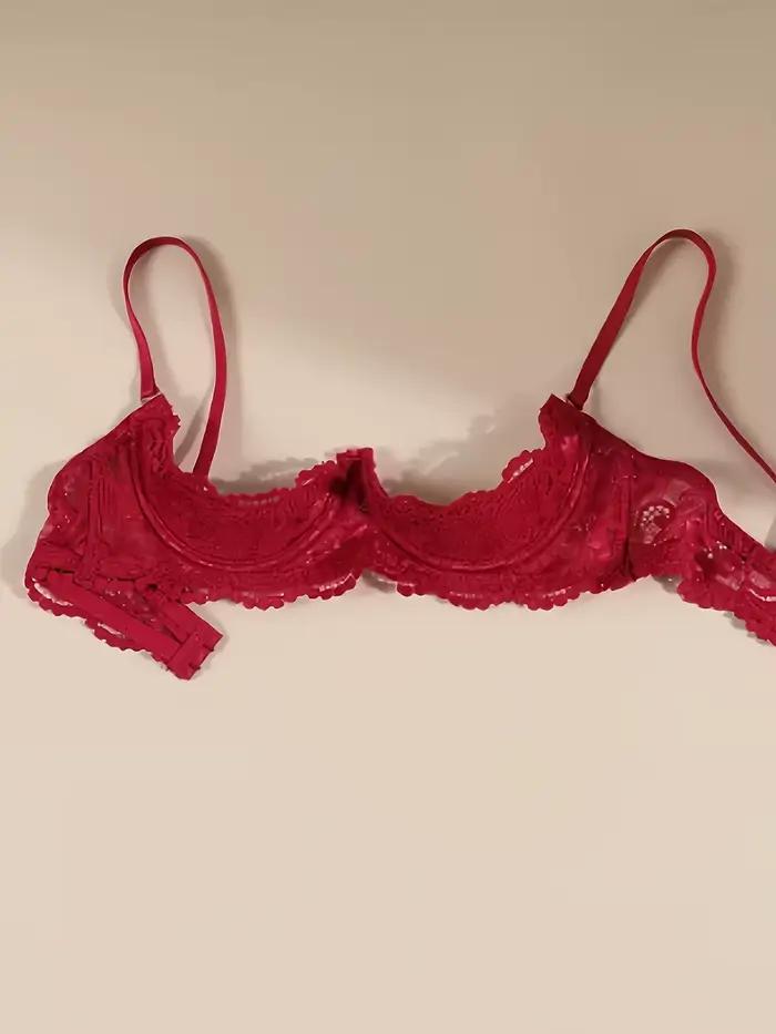 Soutien-gorge à armatures en dentelle pour femme